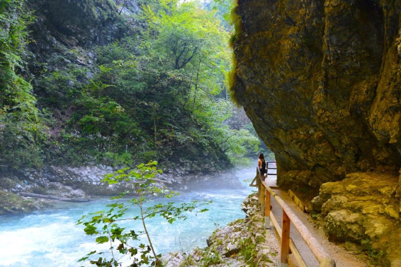 recorriendo vintgar gorge