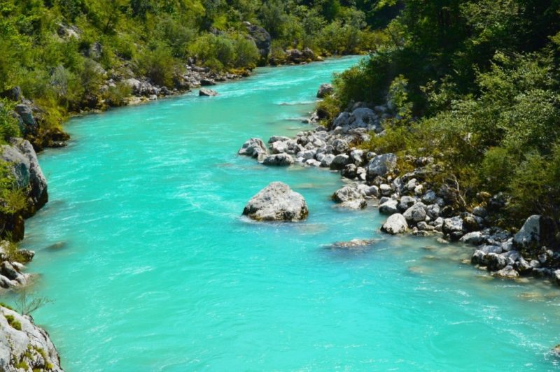 rio soca o isonzo eslovenia