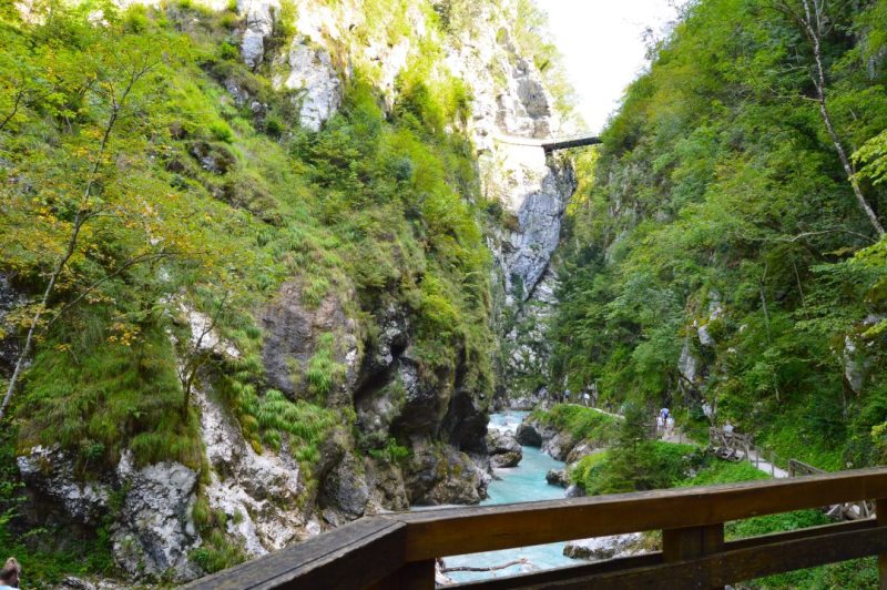 pasarela tolminska korita gorge