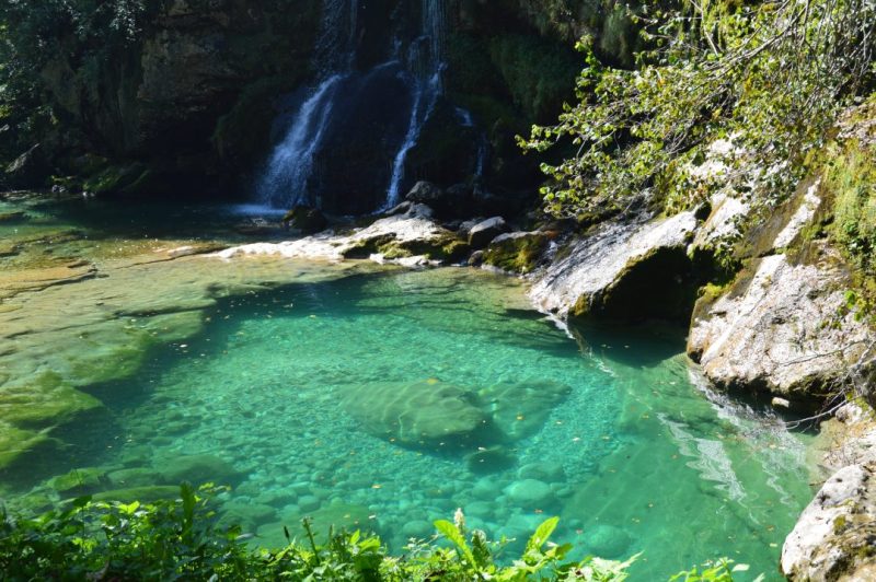 piscina natural cascada virje