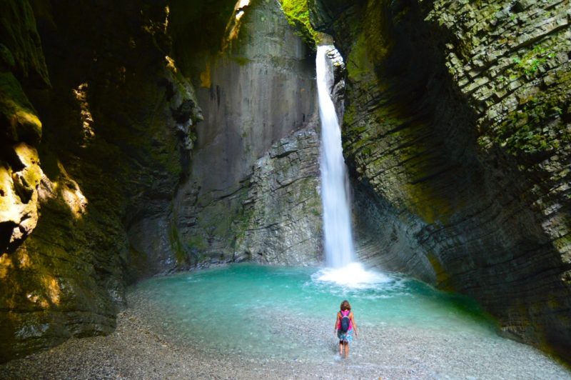 cascada kozjak eslovenia
