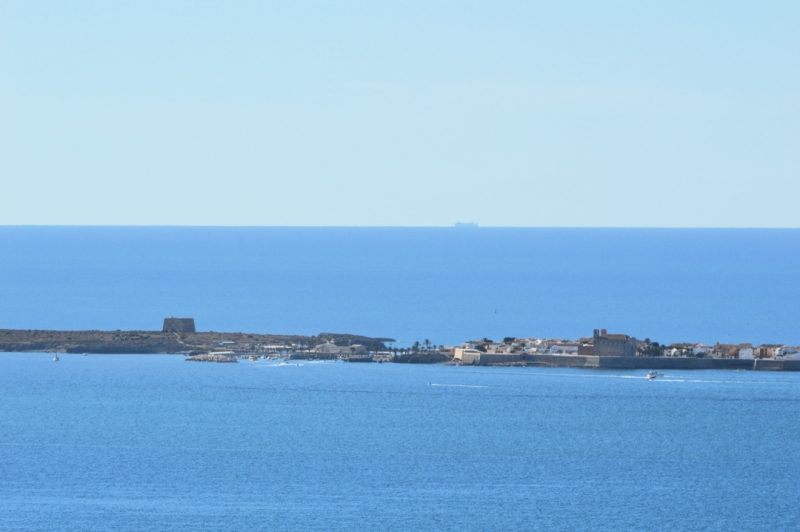 isla plana o isla de Tabarca