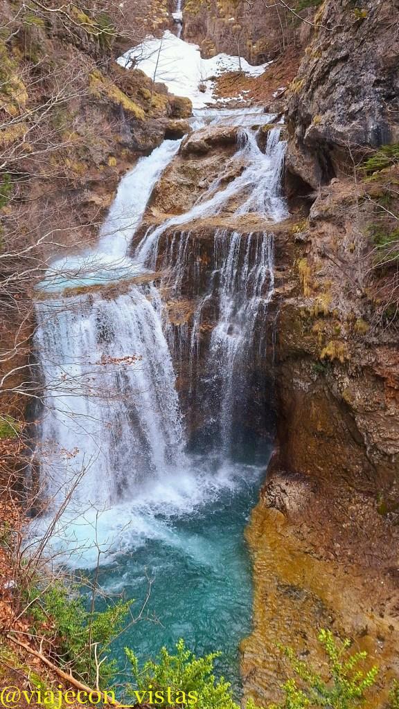cascada de la cueva rio arazas