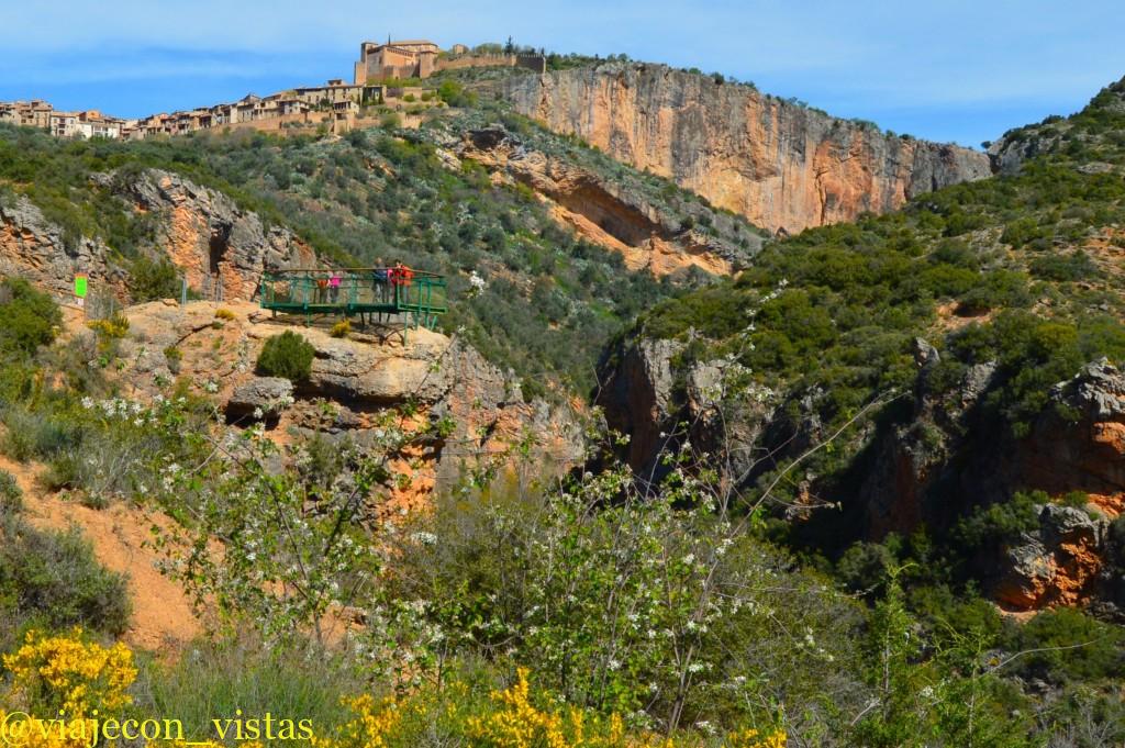 mirador del vero cañon de la sierra de guara