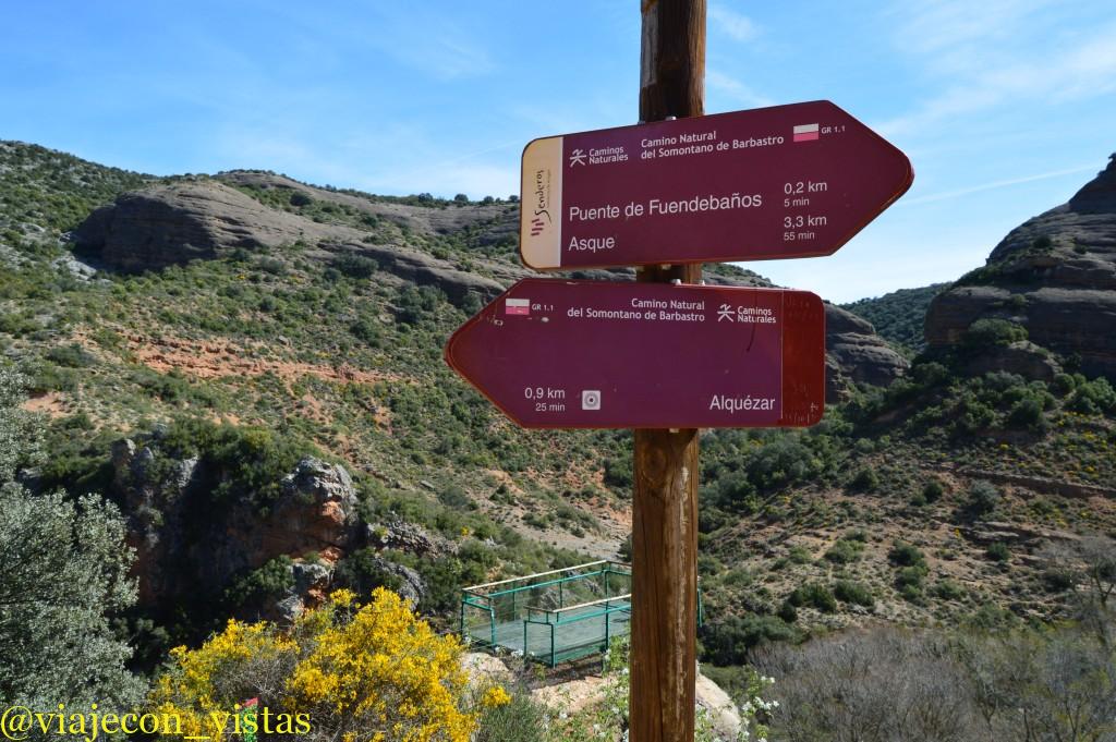rutas de senderismo en alquezar