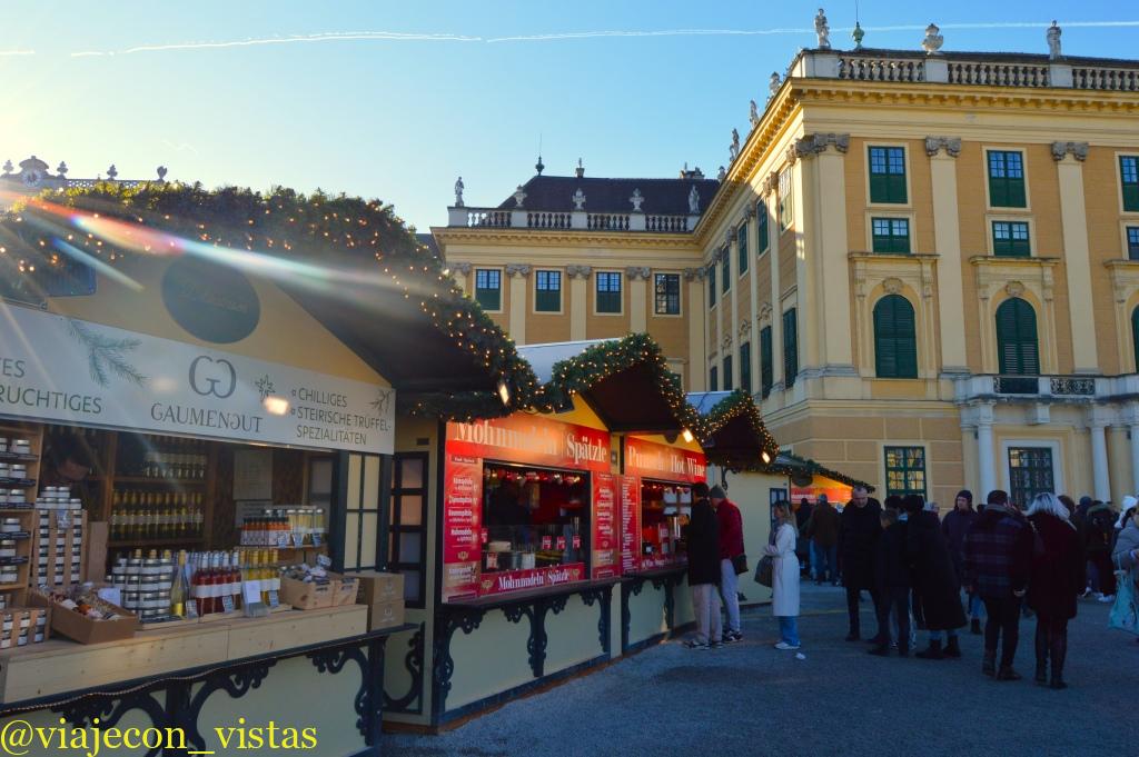 mercadillo de navidad palacio schonbrunn